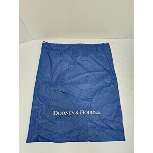 Dooney & Bourke Navy Blue Dust Bag Drawstring Purse Storage Bag Pouch 17x21